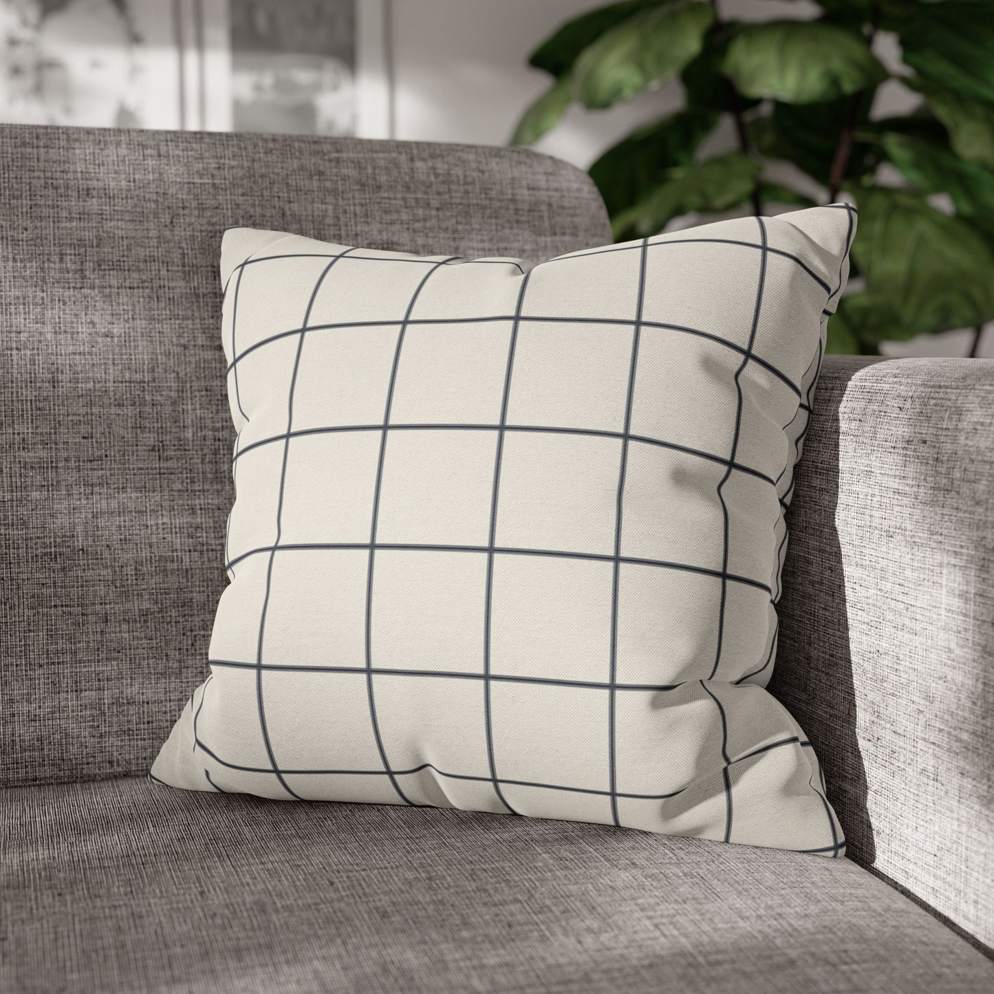 The Windowpane Throw Pillow