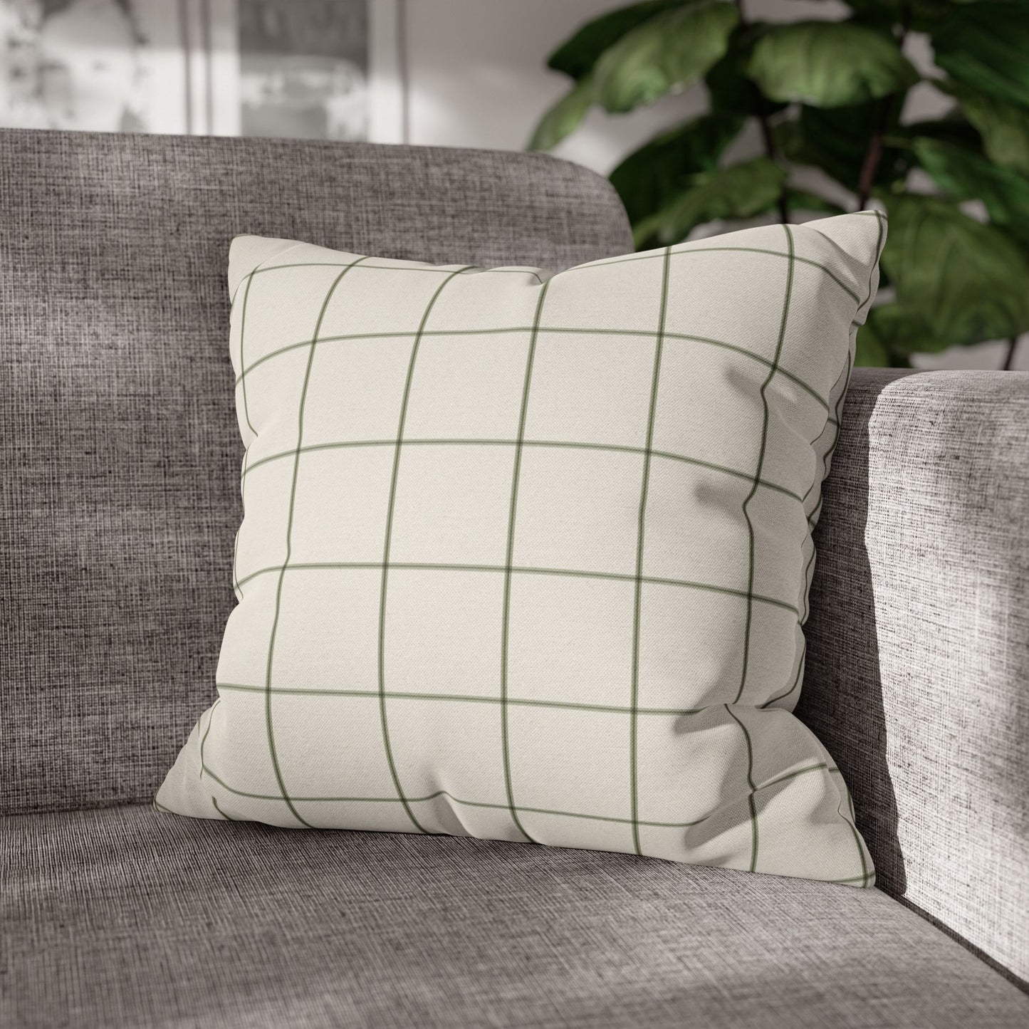 The Windowpane Throw Pillow
