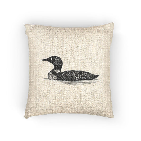 The Loonsight Woven Pillow