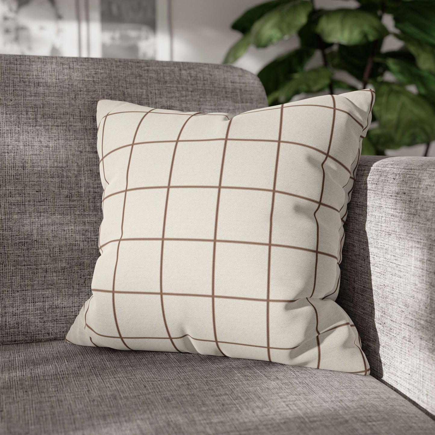 The Windowpane Throw Pillow