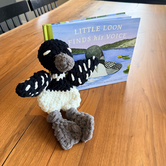 Handcrafted Crochet Loon Lovey
