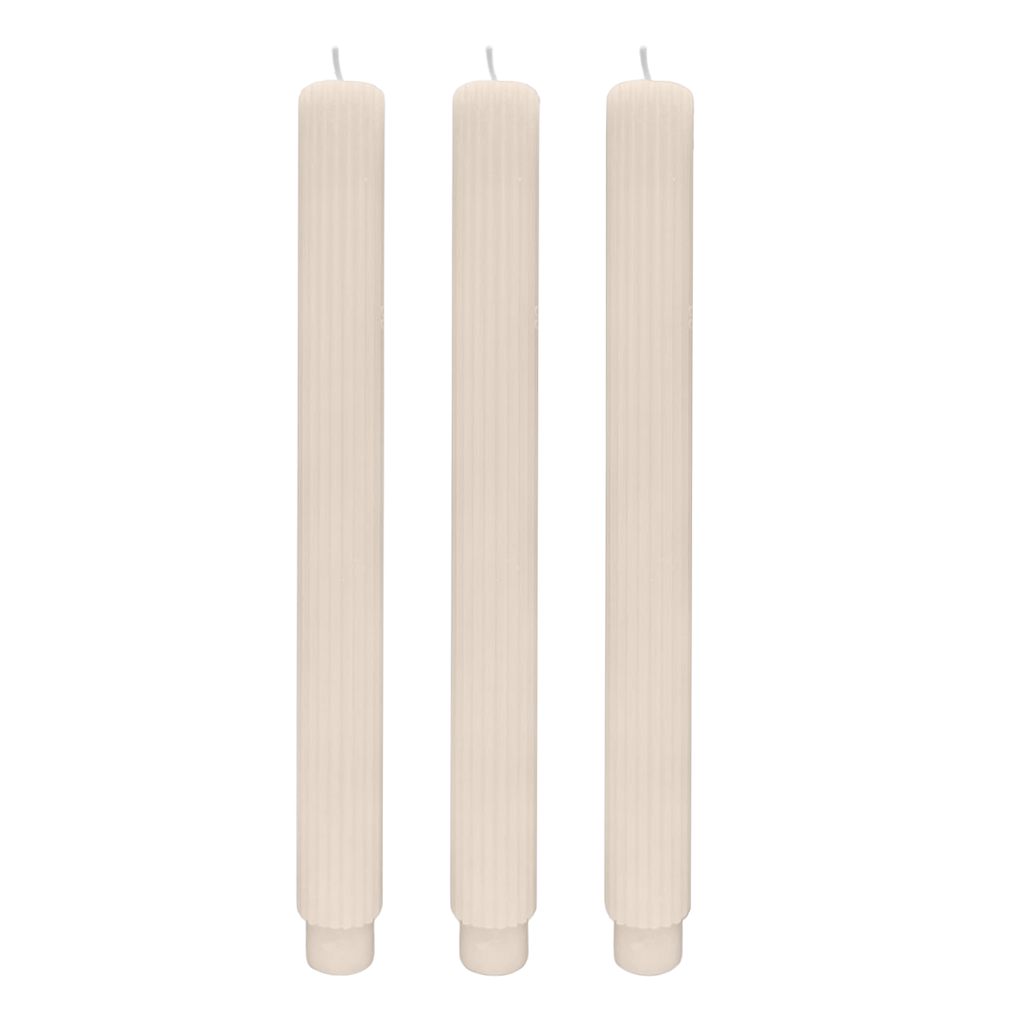 The Fluted Taper Candle Set