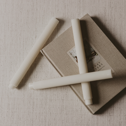 The Fluted Taper Candle Set