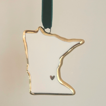 Minnesota Porcelain Ornament