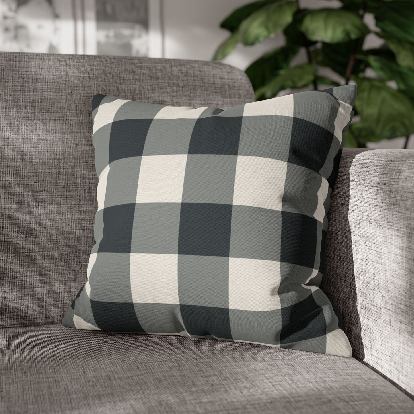 The Hearthcheck Throw Pillow
