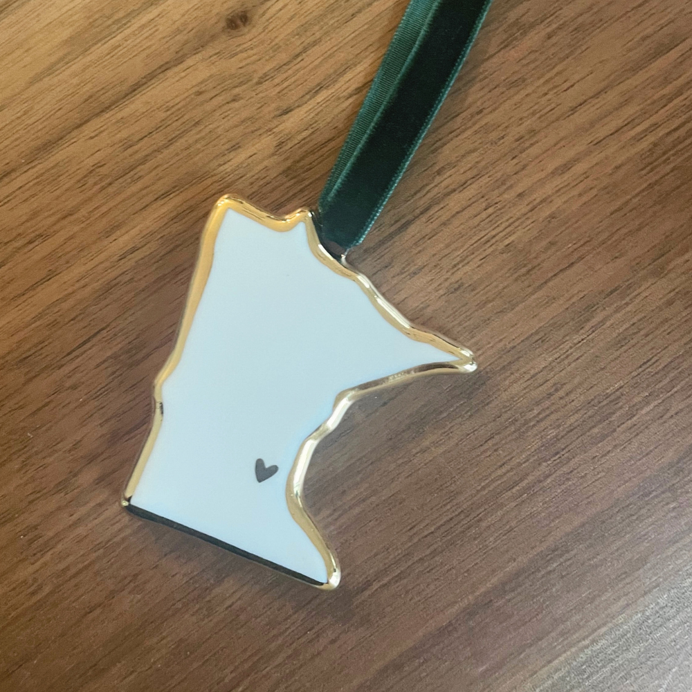 Minnesota Porcelain Ornament