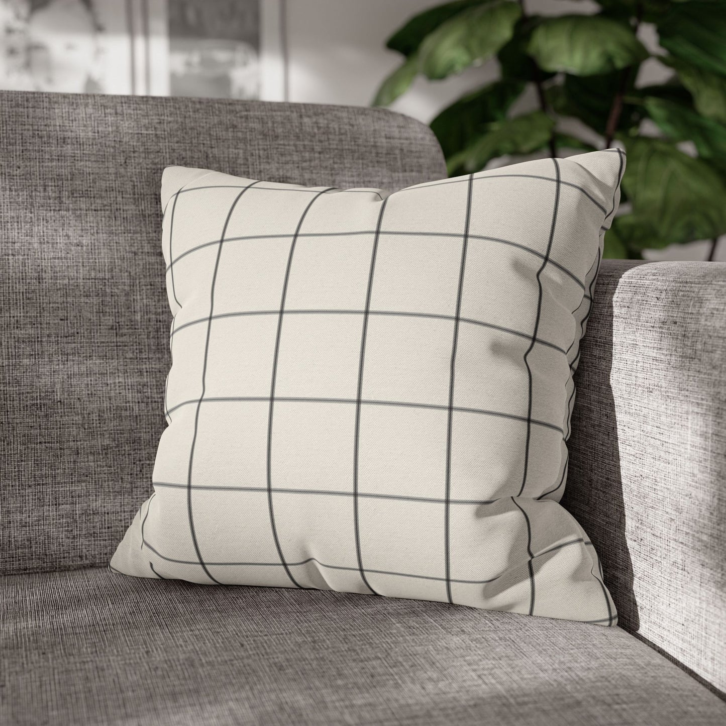 The Windowpane Throw Pillow