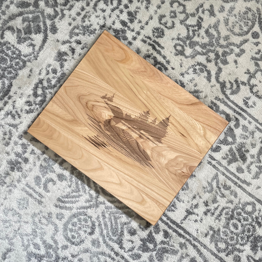 Handcrafted Loon Wood Cutting Board
