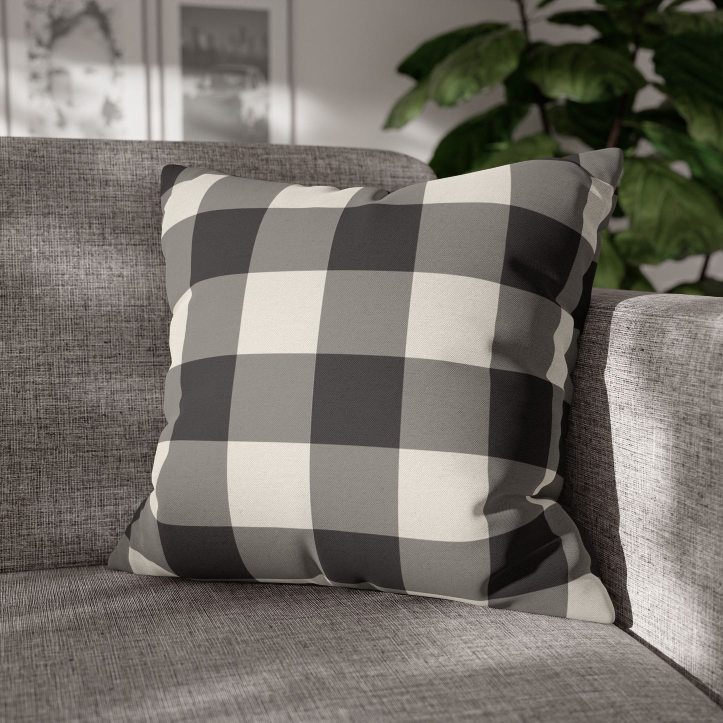 The Hearthcheck Throw Pillow