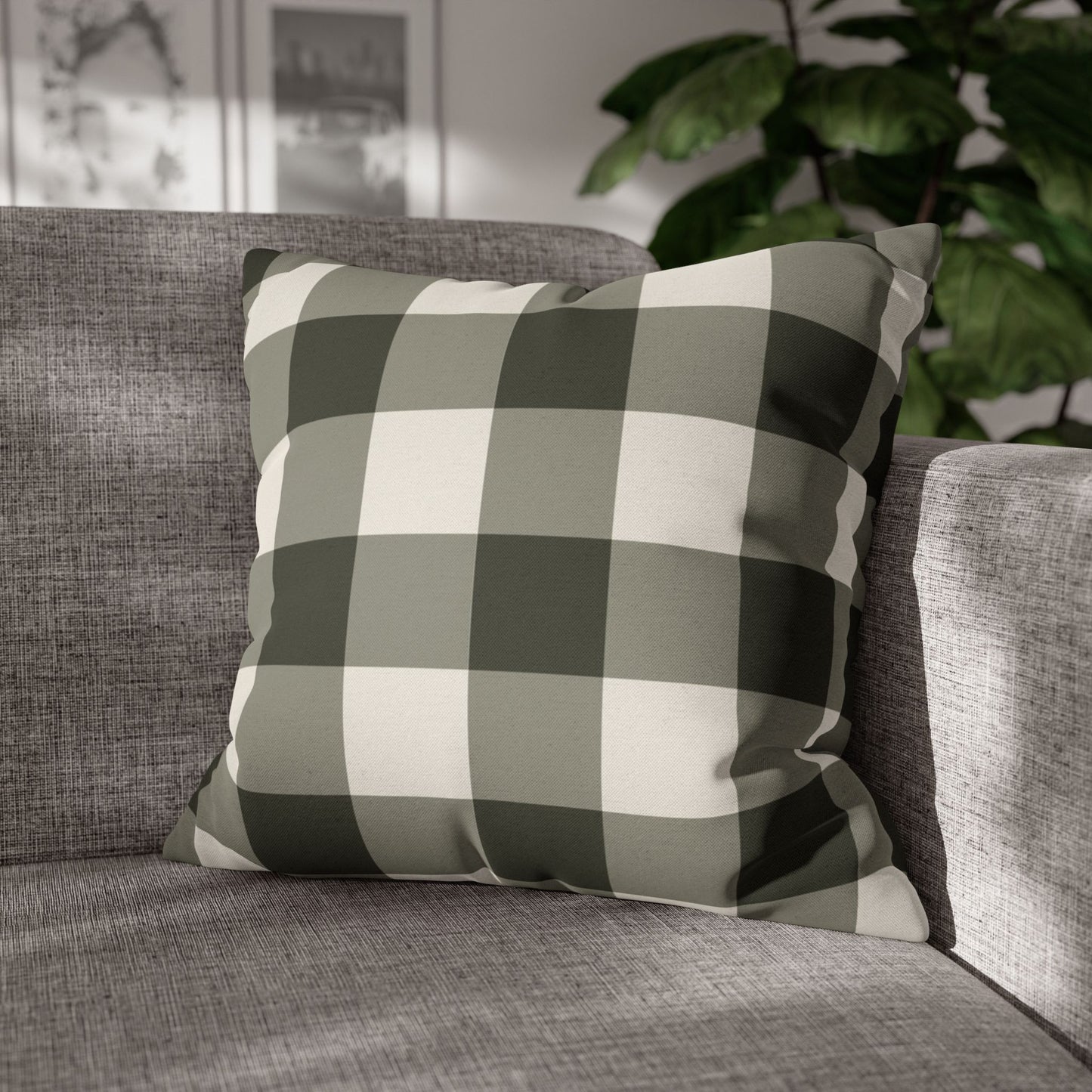 The Hearthcheck Throw Pillow