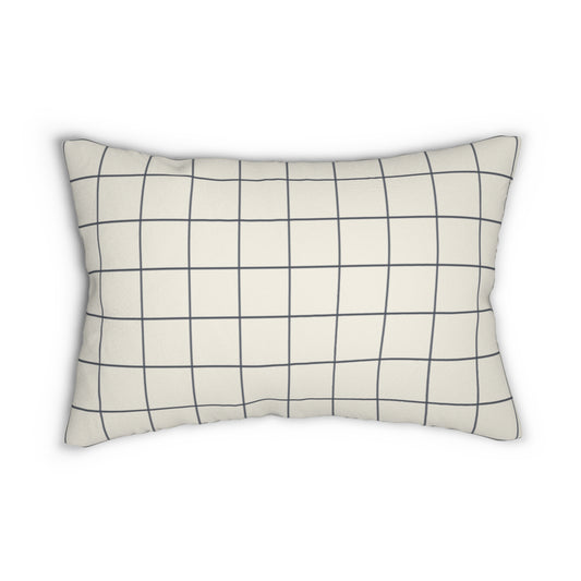 The Windowpane Lumbar Pillow