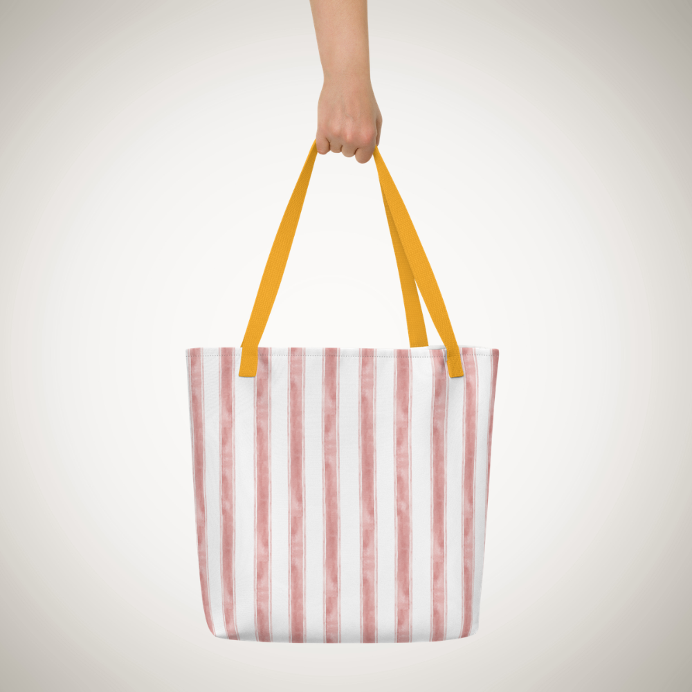 Heritage Stripe Market Tote