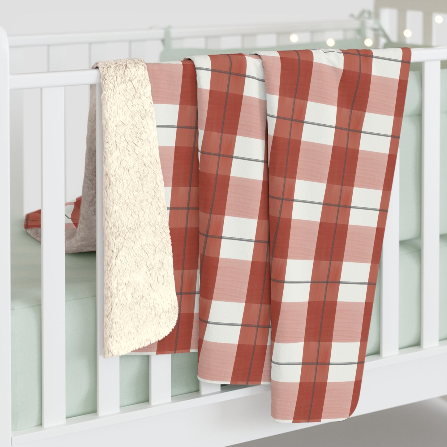 Winter Plaid Sherpa Blanket