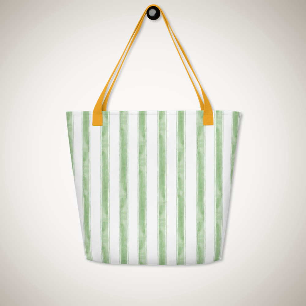 Heritage Stripe Market Tote