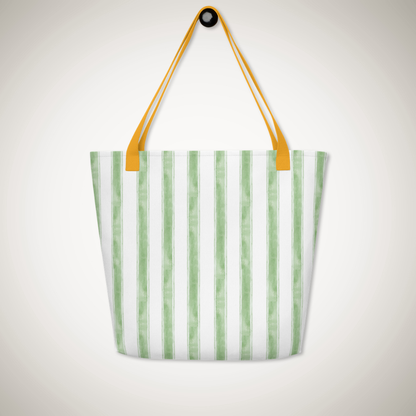 Heritage Stripe Market Tote