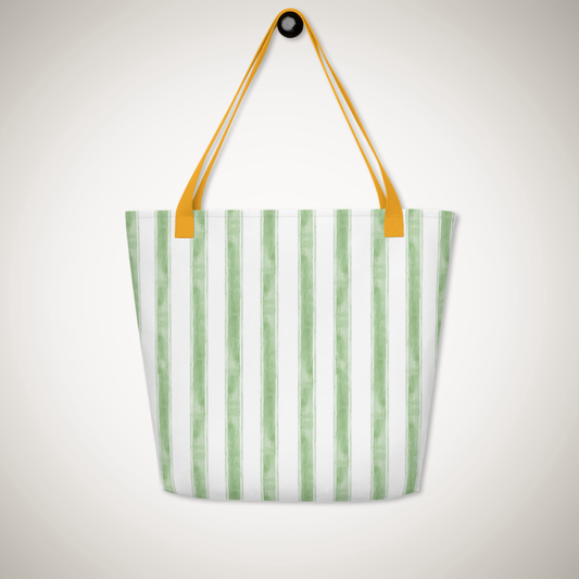 Heritage Stripe Market Tote
