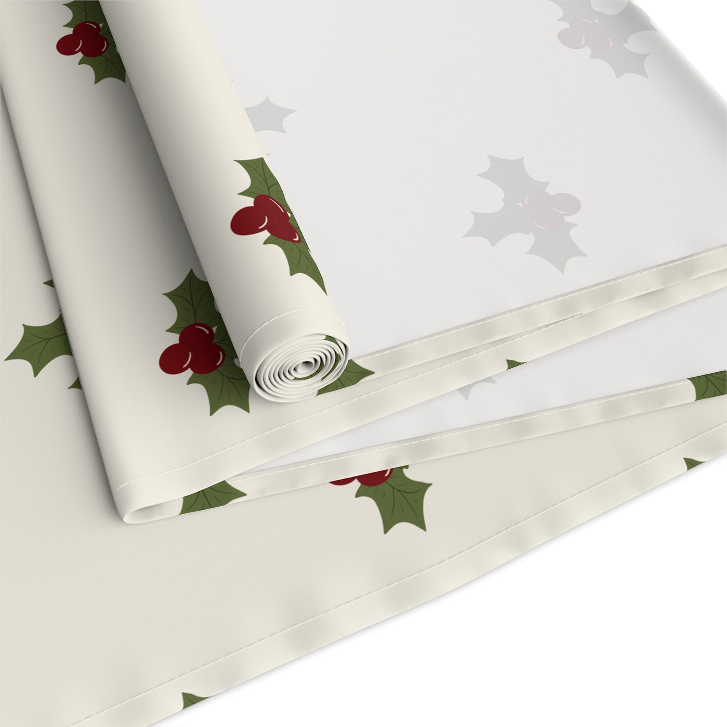 Festive Holly Table Runner
