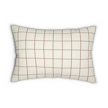 Windowpane Lumbar Pillow