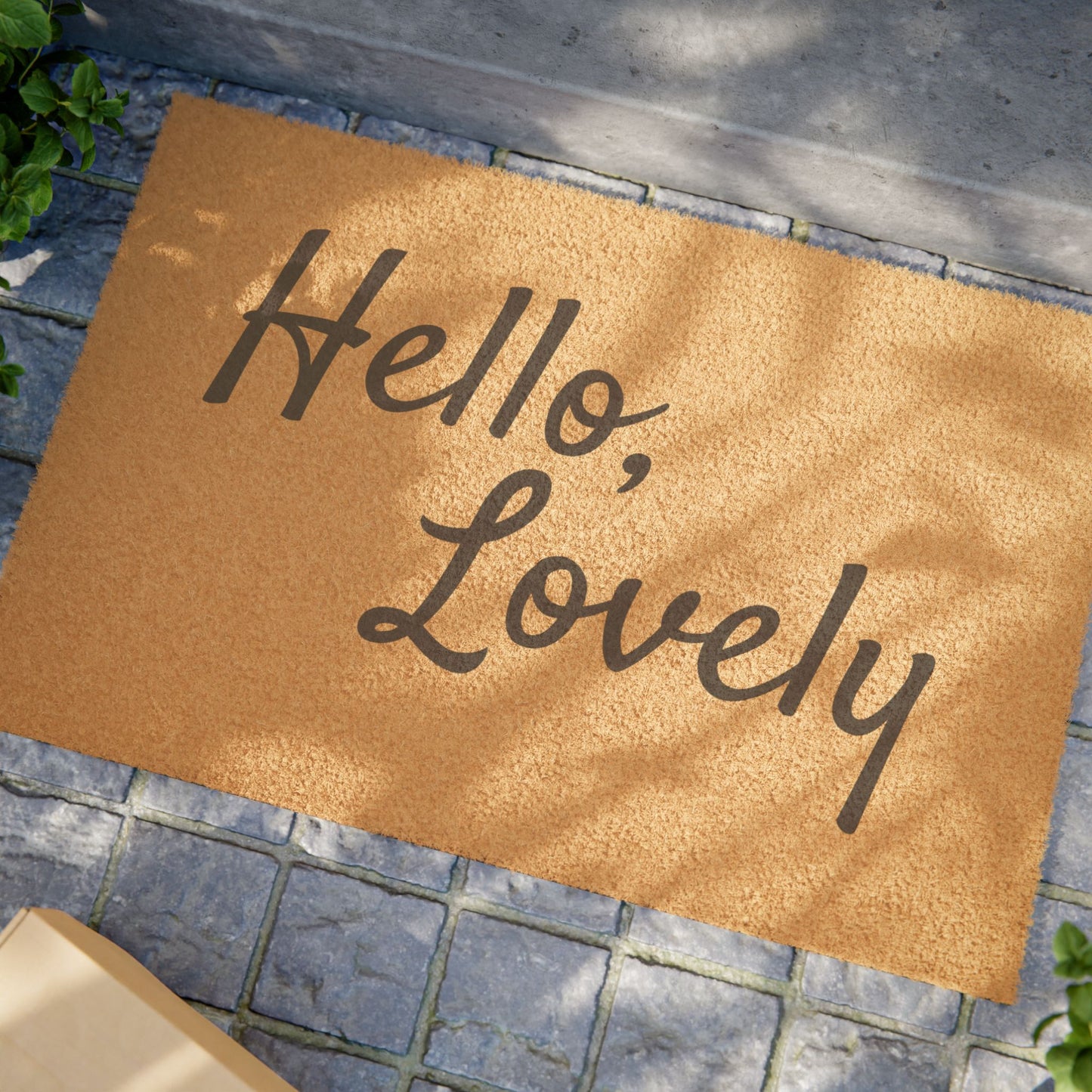 "Hello, Lovely" Coir Doormat - Loonstead Living