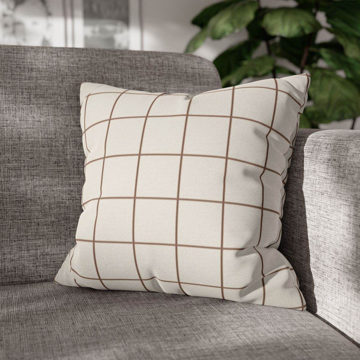 The Windowpane Throw Pillow