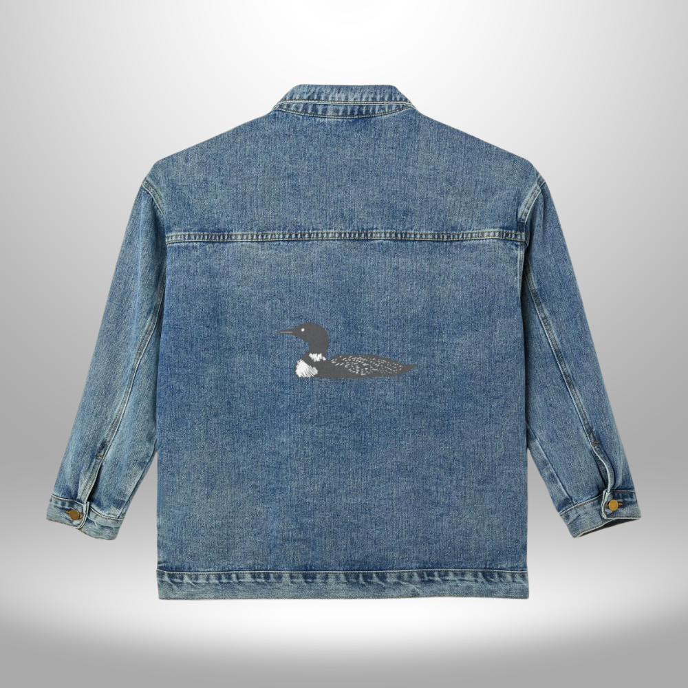 Loon Emblem Denim Jacket - Loonstead Living