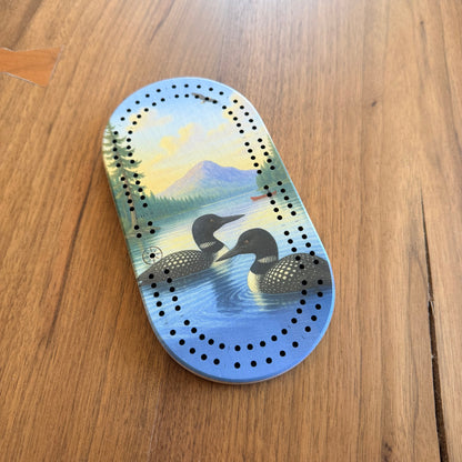 Mini Loon Travel Cribbage Board