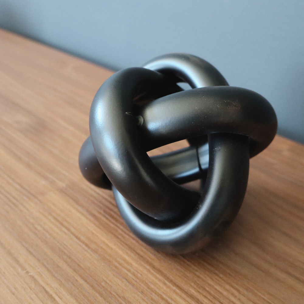 Triple Loop Orb Sculpture - Loonstead Living