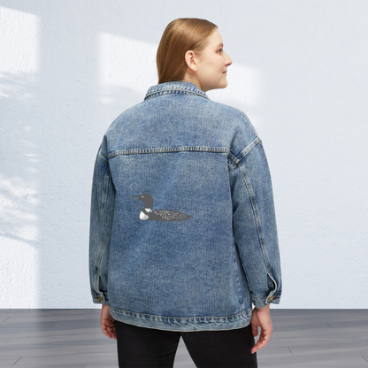 Loon Emblem Denim Jacket - Loonstead Living