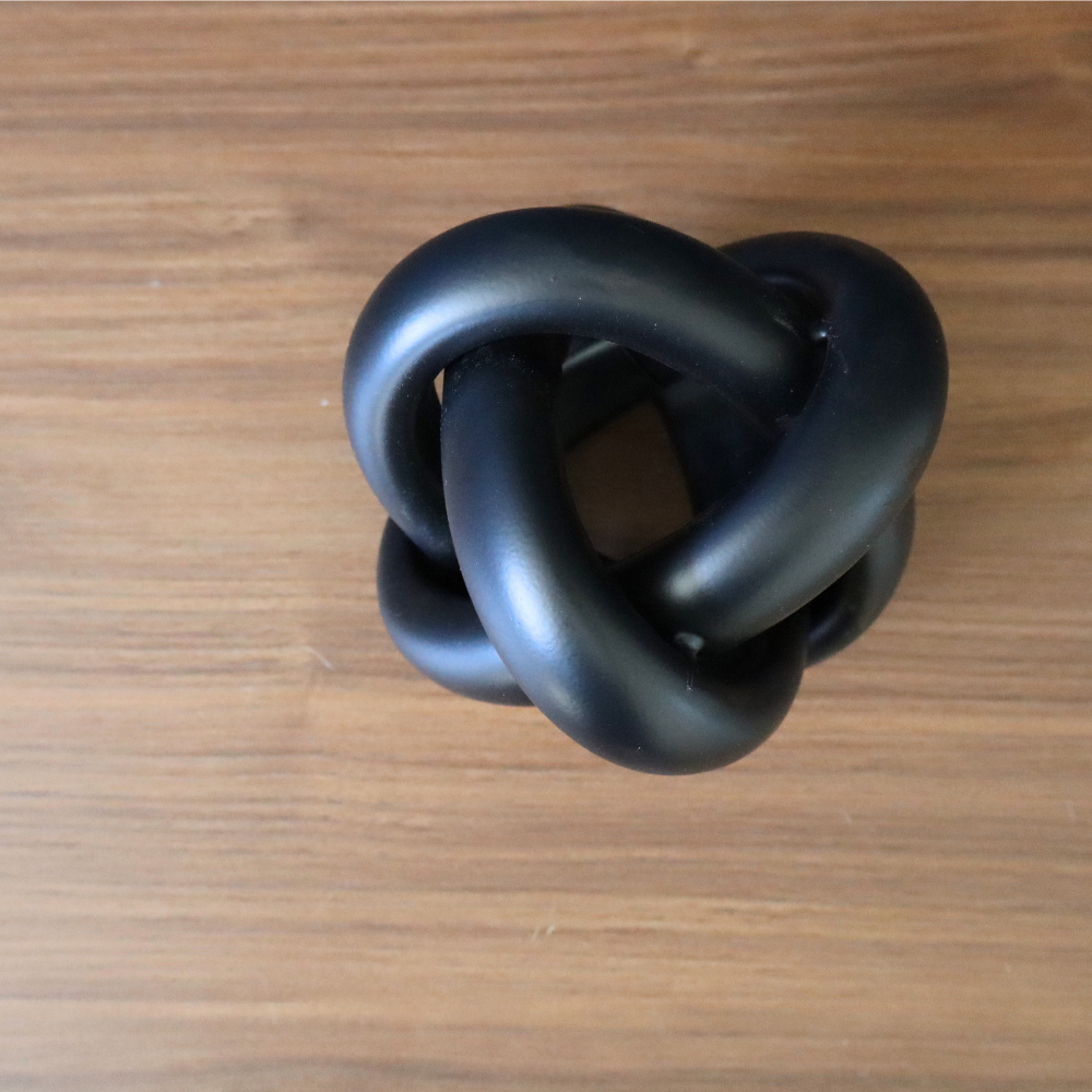 Triple Loop Orb Sculpture - Loonstead Living