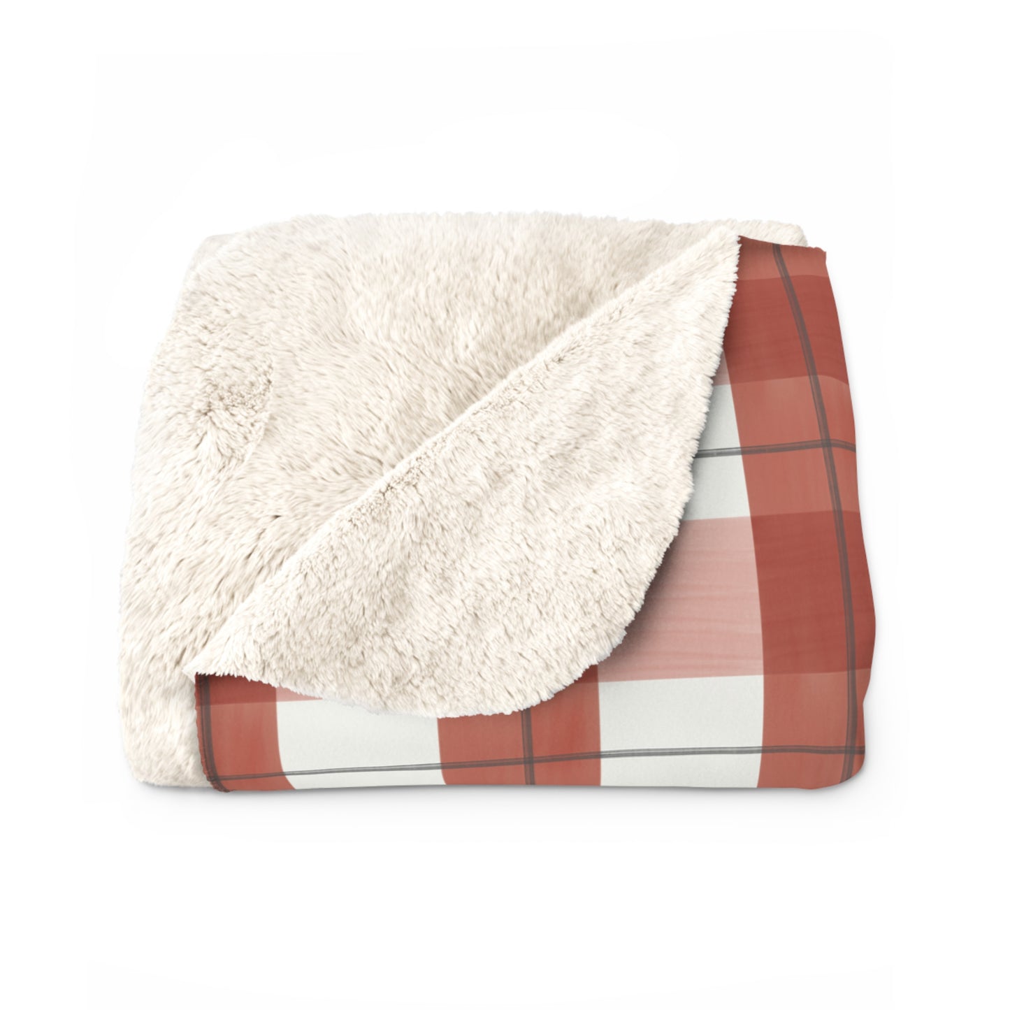Winter Plaid Sherpa Blanket