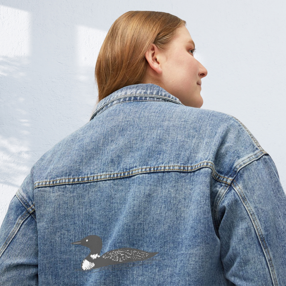 Loon Emblem Denim Jacket - Loonstead Living