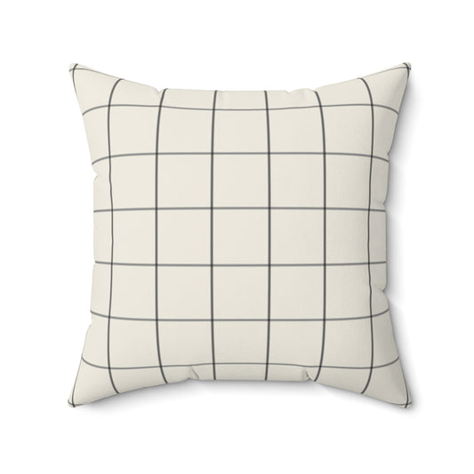 The Windowpane Throw Pillow