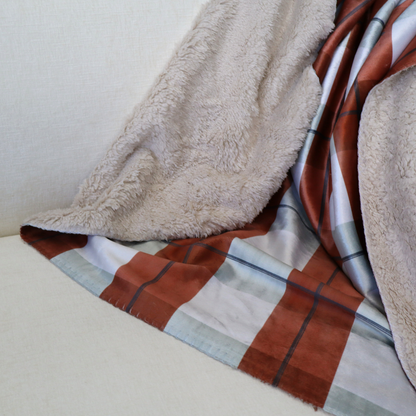 Winter Plaid Sherpa Blanket