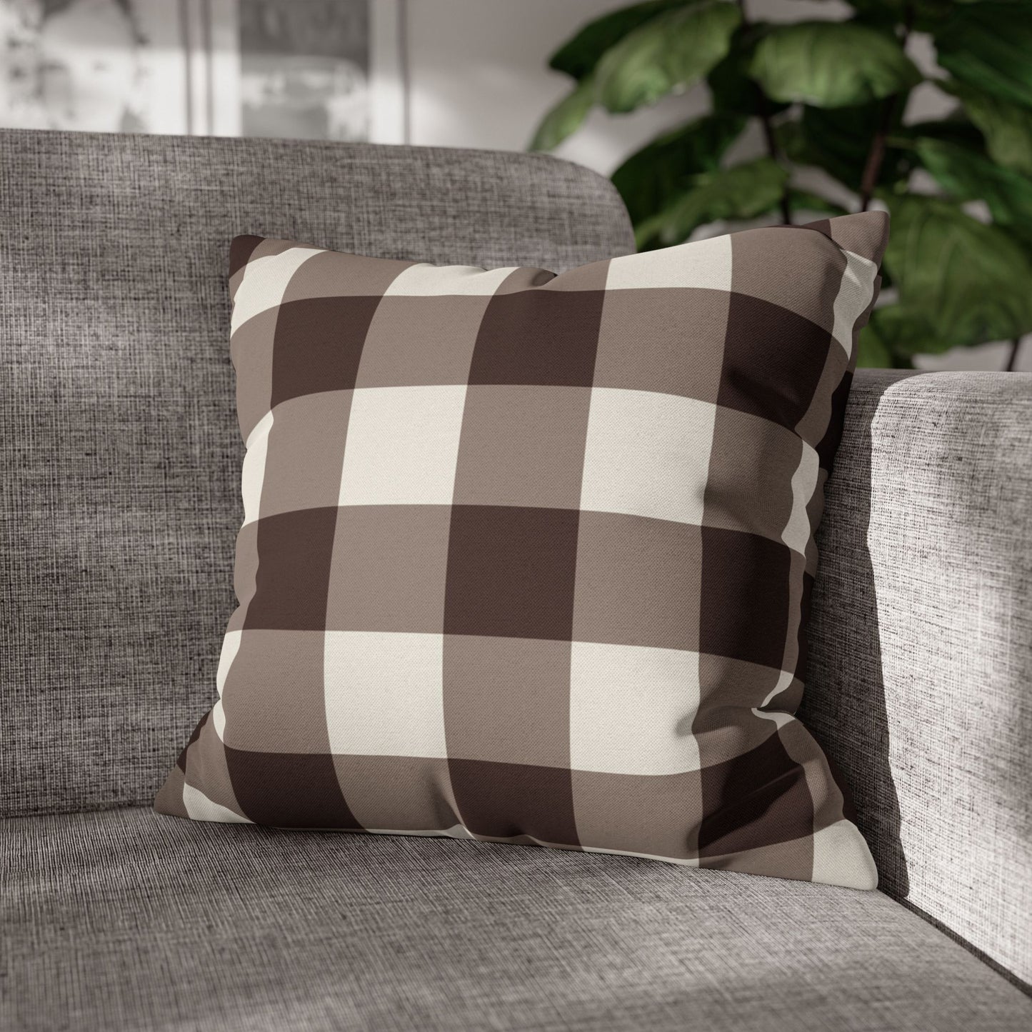 The Hearthcheck Throw Pillow