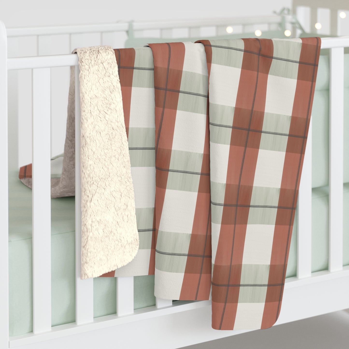 Winter Plaid Sherpa Blanket