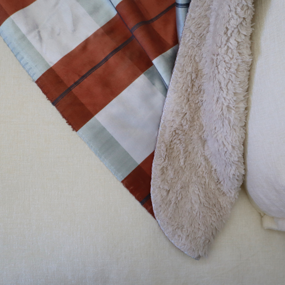 Winter Plaid Sherpa Blanket