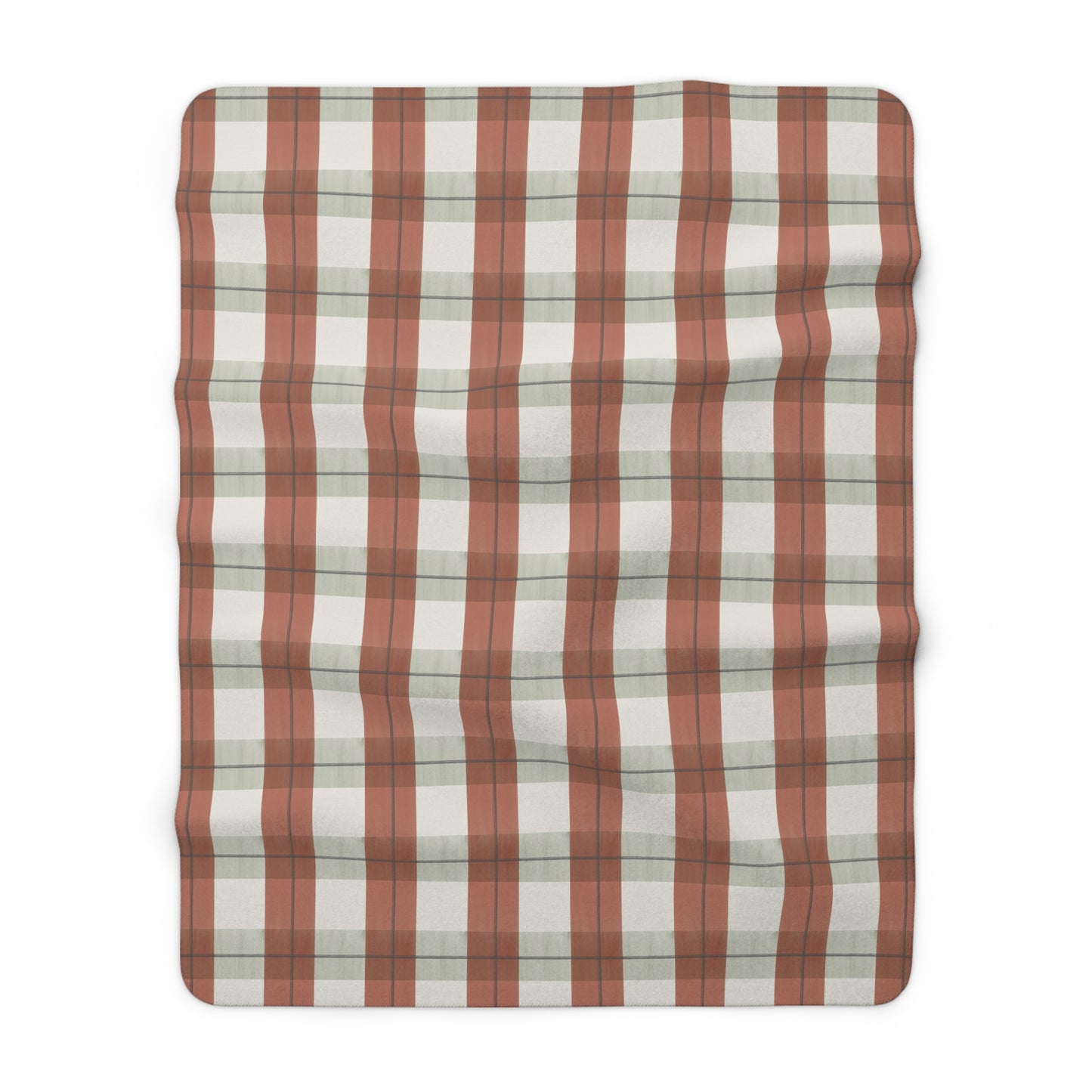 Winter Plaid Sherpa Blanket