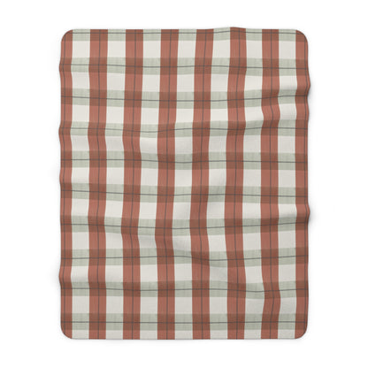 Winter Plaid Sherpa Blanket