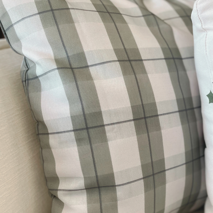 Holly + Plaid Pillowcase Set