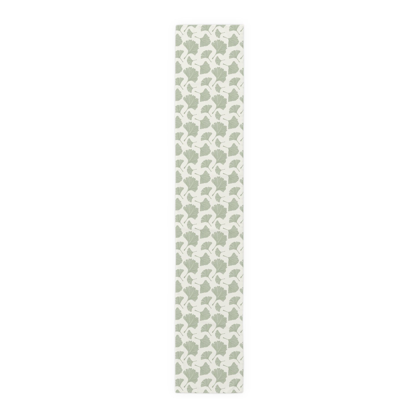 Green Fan Leaf Table Runner