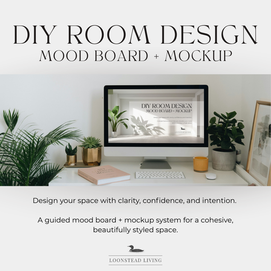 DIY Room Design: Mood Board + Mockup
