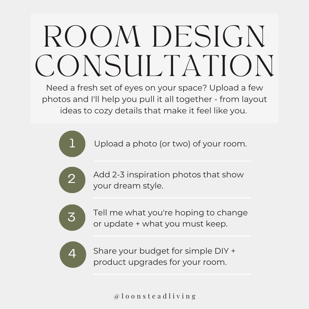 Room Design Consultation - Loonstead Living