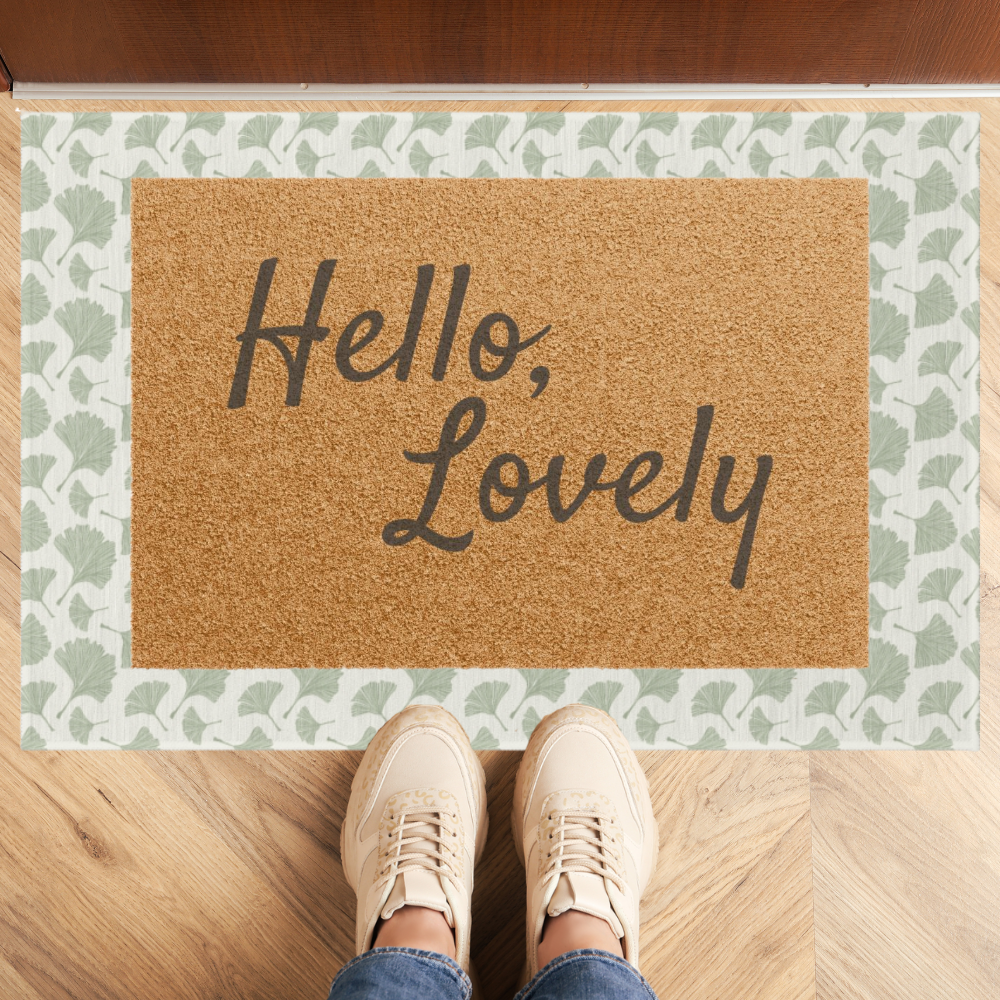 "Hello, Lovely" Coir Doormat - Loonstead Living