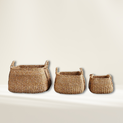Homestead Woven Basket Trio - Loonstead Living