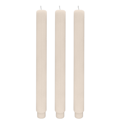 The Fluted Taper Candle Set