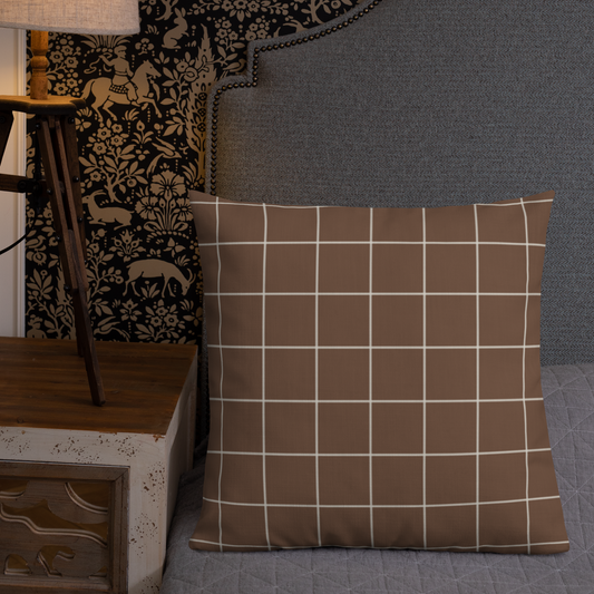The Hearthpane Throw Pillow