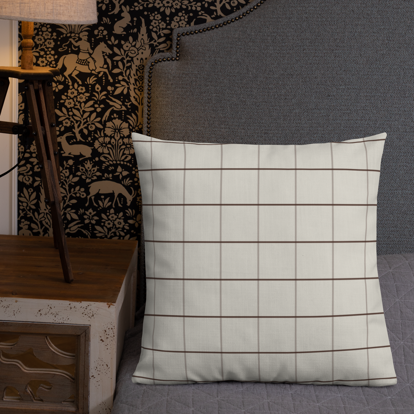 The Windowpane Throw Pillow