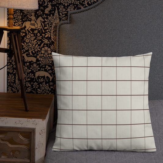 The Windowpane Throw Pillow