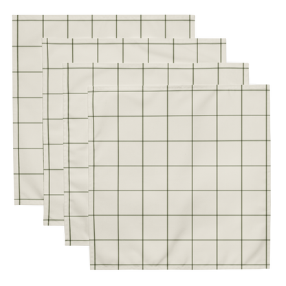 The Windowpane Napkins - Set of 4