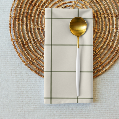 The Windowpane Napkins - Set of 4